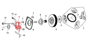 Я22 Масляный насос б/п 3800 Champion 137/142 IGP 1800004 - фото 33861