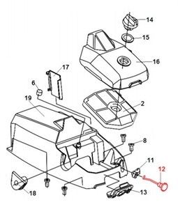 Я52 Рычаг воздушной заслонки б/п 137,142 17137274 - фото 34022