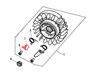 Я42 Собачка маховика 55/250 1755149 - фото 34048