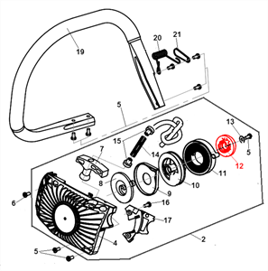 Я49 Храповик барабана стартера 137/142 17137270A - фото 34120