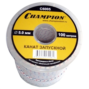 Шнур стартера Champion 5,0мм C6005 - фото 34183 Шнур стартера Champion 5,0мм C6005 - фото 34183