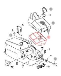 Х32 Фильтр воздушный 137/142 17137279 - фото 34691
