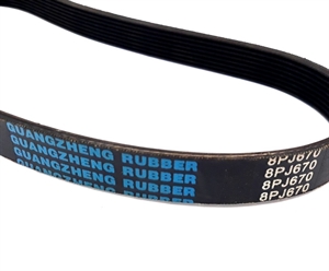 Ремень поликлиновый из армированного полиуретана 8PJ-670 - фото 35376