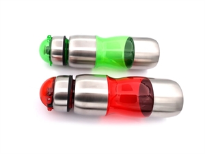 Е12 Бутылочка для велосипеда с металл. вставками 750мл. 3234081-22 - фото 35496