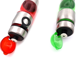 Е12 Бутылочка для велосипеда с металл. вставками 750мл. 3234081-22 - фото 35497