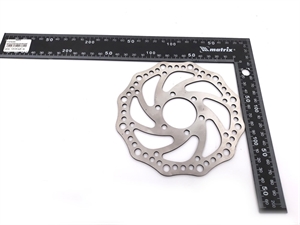 Е22 Диск тормозной(вело)160мм,сталь 1,9мм AST - фото 35645