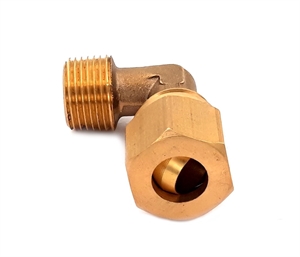 Д46 Переходник угловой с гайкой (наружн. 3/8" на наружн. 3/8") 9053159 ABAC - фото 36423