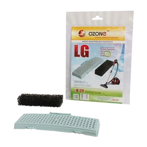 Набор фильтров OZONE H-29 для пылесосов LG HEPA-фильтр+губчатый фильтр - фото 40949 Набор фильтров OZONE H-29 для пылесосов LG HEPA-фильтр+губчатый фильтр - фото 40949