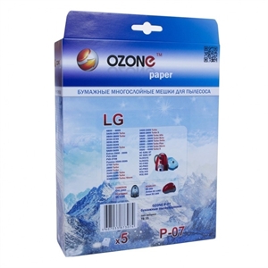 Пылесборники бумажный LG TB-33 OZONE Paper P-07 5шт. - фото 40986