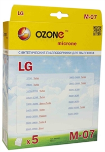 Пылесборники синтетические LG TB-33 OZONE micron M-07 5шт. - фото 40989