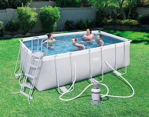 Бассейн каркасный прямоугольный BESTWAY 412х201х122 см 8124л 56456 - фото 43821