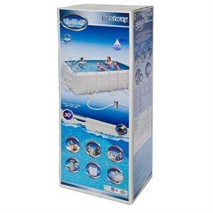 Бассейн каркасный прямоугольный BESTWAY 412х201х122 см 8124л 56456 - фото 43823
