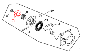 Ж15 Храповик стартера SRM22/GT22 нов.обр. A525000020 - фото 45747