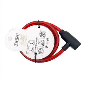 Замок для велосипеда 10*1500 с ключом "Pulse" 3281248 - фото 46274