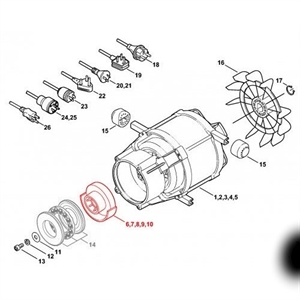 Ш71 Качающаяся шайба STIHL 4778-760-8700 - фото 46585