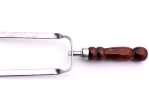 Шампур двойной с деревянной ручкой 10*45 - фото 46997