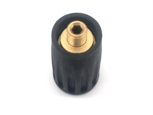 Ш131 Переходник Байонет KW - выход 1/4  нар.резьба (нерж.сталь+латунь, на себя) - фото 47164