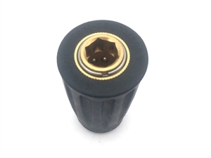 Ш131 Переходник Байонет KW - выход 1/4  нар.резьба (нерж.сталь+латунь, на себя) - фото 47165