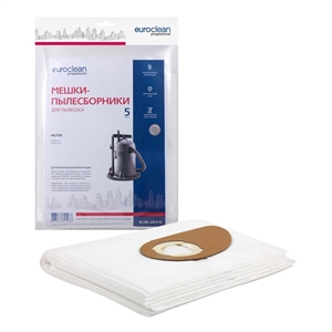 Фильтр-мешки NILFISK (аналог) 5шт синт.для мокр/пыли EUROCLEAN EUR-281/5 - фото 47707