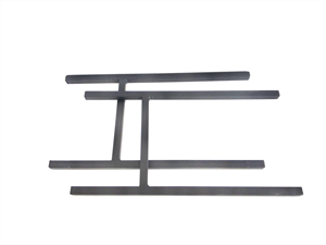 Мангал сталь 3 мм с ребром жесткости 600x400 мм - фото 47847