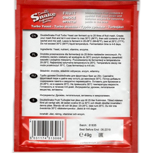 Турбо-дрожжи Double Snake Фрукты - фото 48301