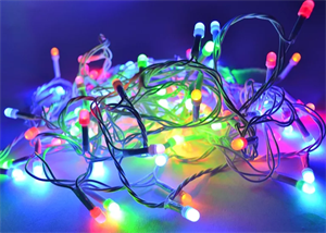 Гирлянда новогодняя 100 диод цвет. бел/шнур Lemar-245 - фото 48361