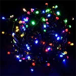 Гирлянда новогодняя 400 диод цвет. бел./шнур 25м - фото 48405