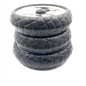 Набор колес для 3х-колесного велосипеда ПУ резина пластик 3243044-91 - фото 49071