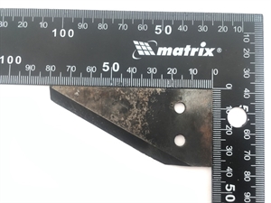 Л18 Нож Кубанец 80*40*3 косой - фото 53870