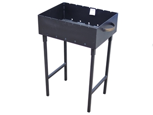 Мангал сталь 3 мм без ребра жесткости 600x400 мм - фото 54637