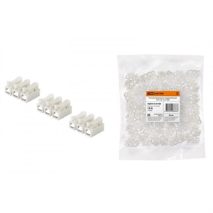 Соединительная клемма пружинная КСП-3Р, 10А, TDM - фото 61306