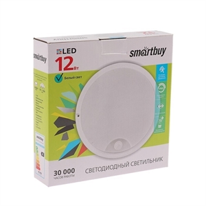 Светодиодный (LED) светильник HP Smartbuy-12W/4000K/IP65 15388 - фото 64062