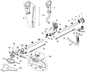Трос газа T275,345,445,525 4030315501 Champion - фото 65406