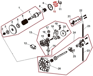 О22 Звездочка ведущая 118/318/324N/420/422 нов. 81284318010000000 Champion - фото 65927