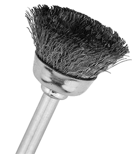 Щетка Зубр кистевая, нерж. сталь, на шпильке д. 15,0*3,2мм, 35933 - фото 66630