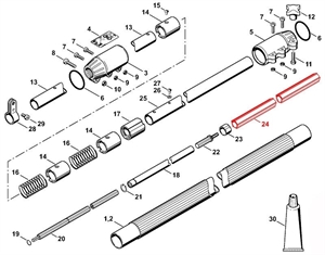 Опорная труба 400мм 4182-711-7301 - фото 66975 Опорная труба 400мм 4182-711-7301 - фото 66975