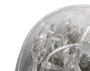 Гирлянда штора 320 диод 3х2м цвет. прозр./шнур 267 - фото 67713