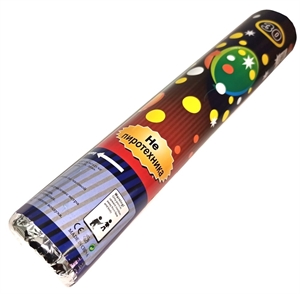 Хлопушка пневмо 30см с конфетти - фото 67758