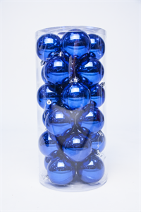 Набор шаров 24 шт. 8 см зеленый 80SV24-01GR - фото 67846