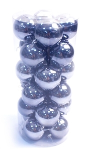 Набор шаров 24 шт. 8 см зеленый 80SV24-01GR - фото 67848