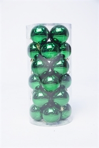 Набор шаров 10 см зеленые 100SV20-01GR - фото 68623