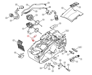 Ю8 Шланг MS-193/194 1137-141-8600  - фото 69616