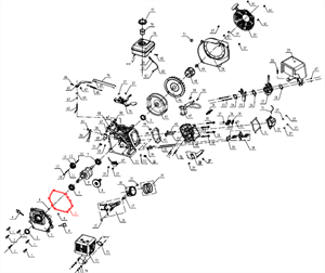 прокладка крышки картера PG950 Fubag 012020000900 - фото 69992