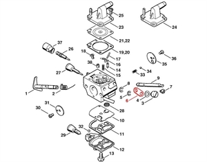 Ю32 Рычаг 4134-123-7300 - фото 70593
