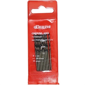 Сверло по металлу DERZHI d-2,0мм 8302-007 - фото 71224