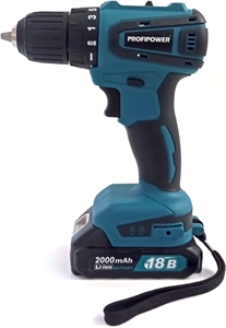 Акк. дрель Profipower MKBL18B 18B, 2х2,0А*ч, Т0056 - фото 73987