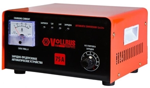 Зарядное устройство VOLLRUS 75A - фото 77067