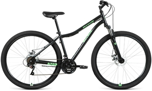 Велосипед Altair MTB HT 29  2,0 disc черный/ярко-зеленый - фото 77649