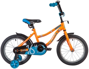 Велосипед NOVATRACK 16  NEPTUNE оранжевый - фото 77797