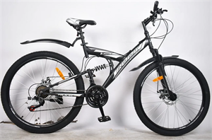 Велосипед Rook 26  черно-серебристый TS260D - фото 77807